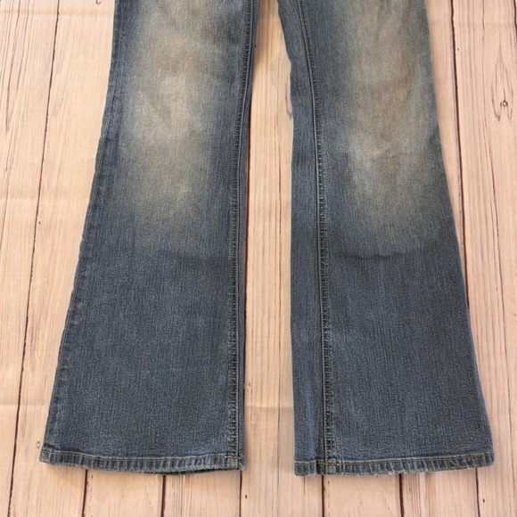 Parasuco Denim Legend Flare Jeans Blue Medium Wash Low Rise Made in Canada 31x31 - Picture 3 of 13